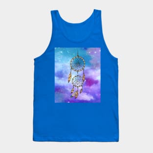 Spiritual Colorful Dream Catcher Feather Tank Top